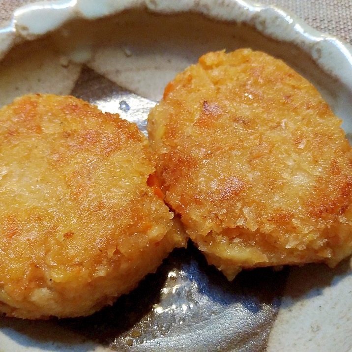 残ったカレーで簡単☆揚げないカレーコロッケ